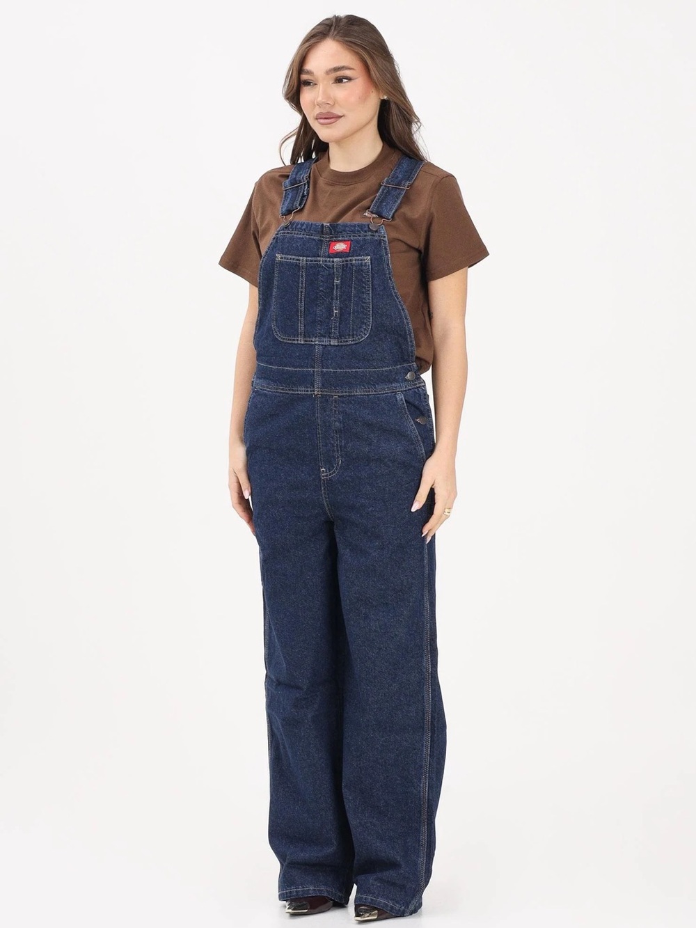Dickies Dark Blue Denim Women’s Overalls